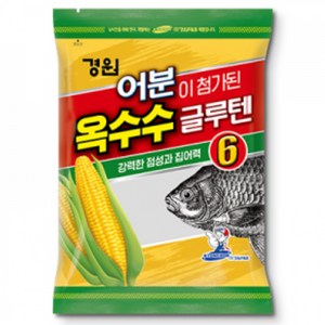 경원산업 아쿠아 어분 옥수수 글루텐6 떡밥, 240g, 1개