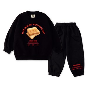 벤힛 아동용 TOAST 특양면 맨투맨 트레이닝 상하의 세트