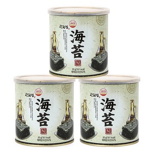 더국민 광천 재래 맛김, 30g, 3개