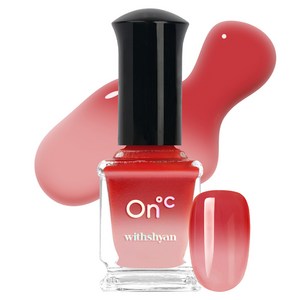 위드샨 온도 변화 네일 매니큐어, 21도꽃잎의온도, 9ml, 1개