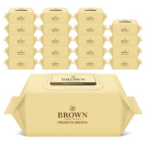브라운 프리미엄 아기물티슈 캡형