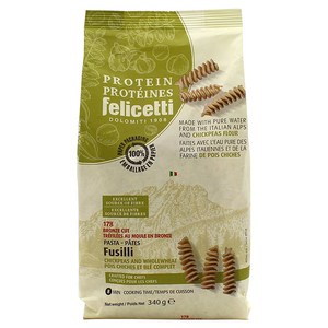 펠리체티 유기농 프로틴 칙피 & 통밀푸질리, 340g, 1개