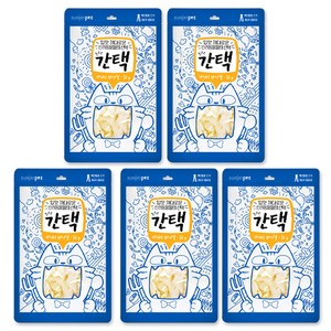 간택 반려동물 가리비 관자살 슬라이스 간식, 30g, 5개