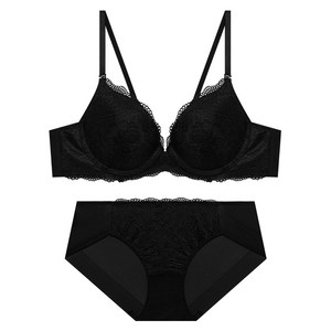 트라이엄프 여성용 레이스 브라 팬티 세트