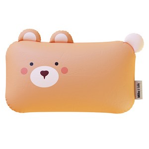 밀로앤개비 애착 동물 미니베개 + 매쉬 원단 베개솜 세트