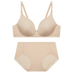 트라이엄프 여성용 인견 노와이어 브라 팬티 세트