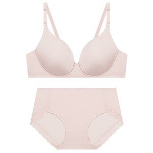 트라이엄프 여성용 인견 노와이어 브라 팬티 세트