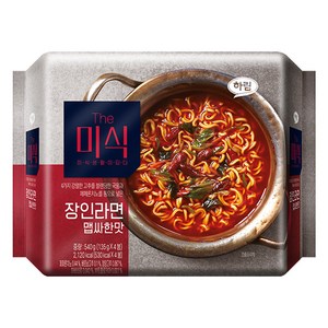 더미식 장인라면 맵싸한맛, 4개