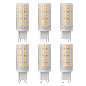 DAYTIME LED G9 미니콘램프 5W, 주광색, 6개