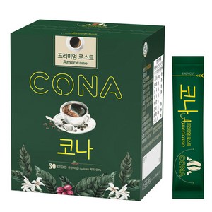 CONA 프리미엄 로스트 아메리카노 커피, 1개, 30개입, 1.6g