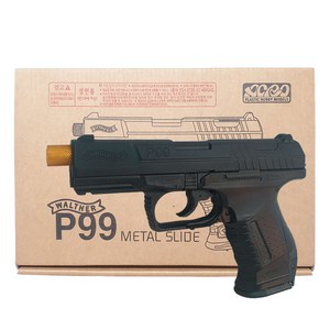 아크로모형 메탈 슬라이드 비비탄총 WALTHER P99, 1개