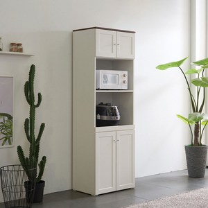 장인가구 쉐프 1800 렌지대 밥솥 수납장 방문설치