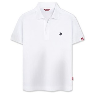 비버리힐스폴로클럽 남녀공용 자수 로고 PK 반팔 카라 티셔츠 CPX0T01