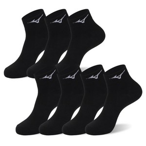 미즈노 데일리 단목 7족 세트, M26, 블랙, 1세트