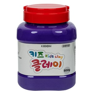 키즈 버켓 유아용클레이, 보라, 500g, 1개