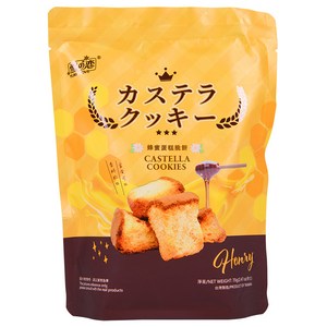 유키앤러브 허니 카스텔라 쿠키, 70g, 1개