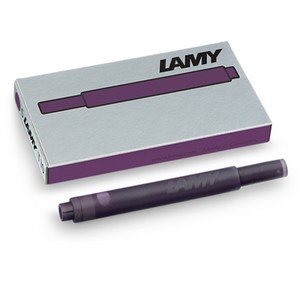 LAMY 만년필 잉크카트리지 5p, 블랙베리, 1개