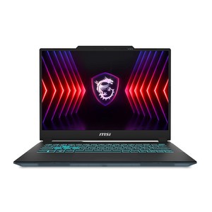 MSI 2024 사이보그 14 코어i7 인텔 13세대 지포스 RTX 4060, 블랙, 512GB, 8GB, Fee DOS, Cybog 14 A13VF