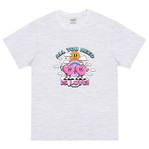 제니 여아용 오버핏 올유니드 반팔 티셔츠 JN2040T