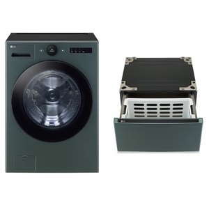 LG전자 트롬 오브제컬렉션 세탁기 25kg + 페데스탈 수납함 세트 FX25GARF 방문설치