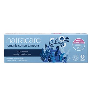 나트라케어 순면 흡수체 탐폰 논 어플리케이터, 20개입, 슈퍼 플러스, 1개