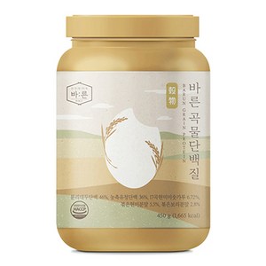 바른 곡물단백질, 450g, 1개