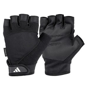 아디다스 퍼포먼스 헬스장갑 양손세트, 블랙, XL(170 x 1..., 1세트