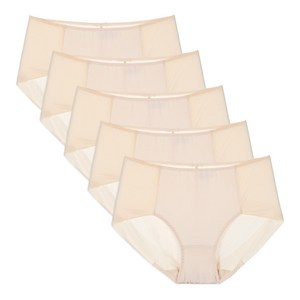 판도라by비비안 여성용 통기성 스키니 노라인 맥시 햄팬티 5종 세트