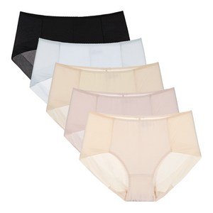 판도라by비비안 여성용 통기성 스키니 노라인 맥시 햄팬티 5종 세트