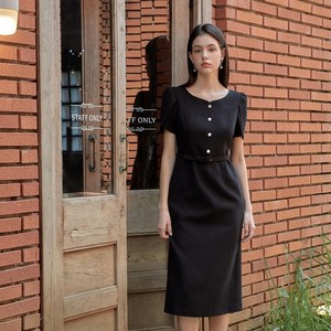 쥴리앤칼라 24 HS Secret Garden Tuliop Tweed Dress