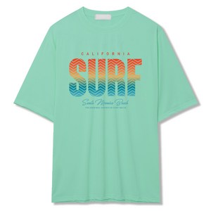 일루소 마이애미 플로리다 오버핏 래쉬가드 반팔 티셔츠