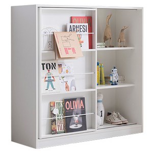 리바트 프렌즈아이 마카롱 1200 슬라이드 전면 아동책장