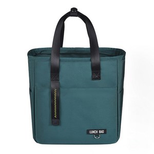피크닉 도시락 보온보냉가방, 딥그린, 소형(23 x 14..., 1개