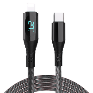 굿밸류 디스플레이 C타입-아이폰 8핀 고속 충전케이블