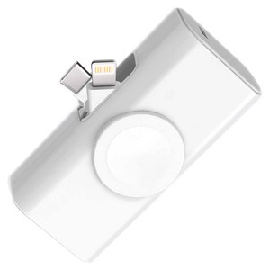 아이몰 3in1 갤럭시워치 충전+C타입+8핀 일체형 도킹형 미니 보조배터리 4500mAh