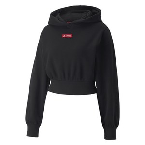 [PUMA]푸마_여성용_코카콜라 크롭 후디_COCA COLA CROP HOODIE_블랙_53616601