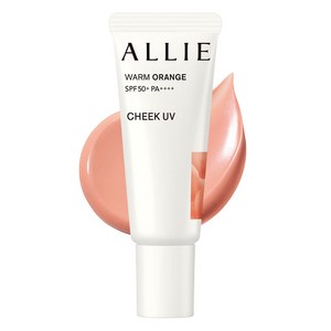 ALLIE 크로노 뷰티 컬러 온 UV 치크 SPF50+ PA++++, 02 웜오렌지, 15g, 1개