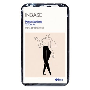인베이스 쫀쫀 고탄력 넉넉한 길이 팬티스타킹 벌크형 20D 5p
