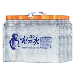 한라수 제주 무라벨, 20개, 500ml