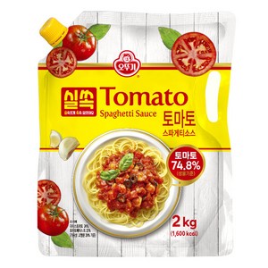 오뚜기 실쏙 토마토 스파게티소스, 2kg, 1개