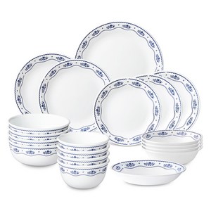 코렐 프렌치 도일리 4인 한국형 식기 세트 19p, 혼합색상, 식기 19p, 1세트