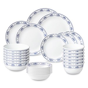 코렐 프렌치 도일리 6인 한국형 식기 세트 25p, 혼합색상, 식기 25p, 1세트