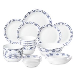 코렐 프렌치 도일리 4인 23p 세트 23p, 혼합색상, 식기 23p, 1세트