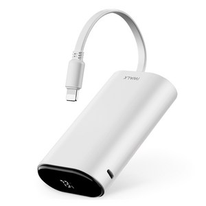 아이워크 케이블 일체형 고속 충전 보조배터리 10000mAh