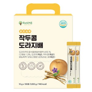 오가닉가든 맑은하루 작두콩 도라지배 스틱 100p, 1kg, 1박스