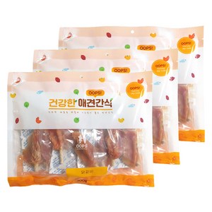 웁스 건강한 강아지 간식, 닭갈비, 300g, 3개