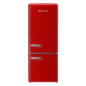 BELLE 레트로 글라스 191L 2도어 냉장고 방문설치