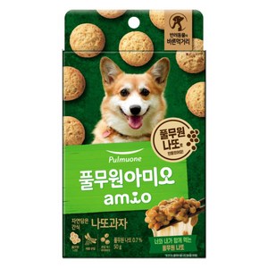 풀무원아미오 강아지 자연담은 간식, 나또맛, 50g, 1개