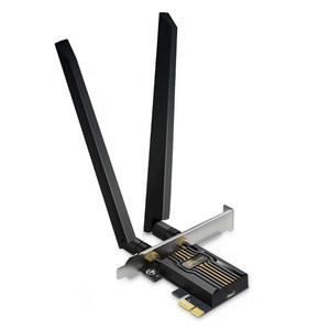 티피링크 BE9300 블루투스 5.4 트라이 밴드 Wi-Fi 7 PCIe 어댑터 랜카드 데스크탑용, 1개, Archer TBE552E