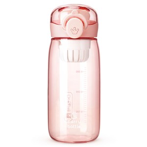 캐리보틀 트라이탄 원터치 보틀, 핑크, 1개, 420ml